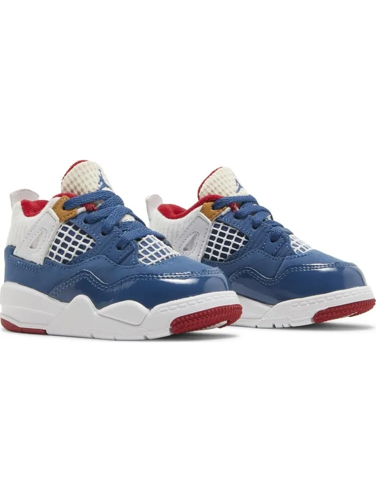 Кроссовки Air Jordan 4 Retro TD Messy Room — изображение 8 из 8, синий