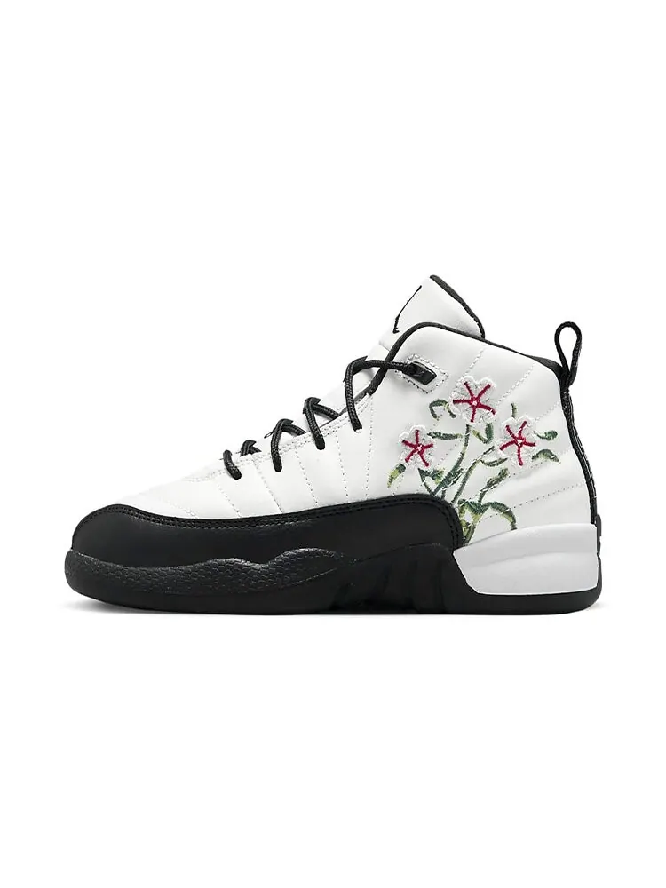 Кроссовки детские Air Jordan 12 Retro Ps 'Floral' — изображение 1 из 6, белый
