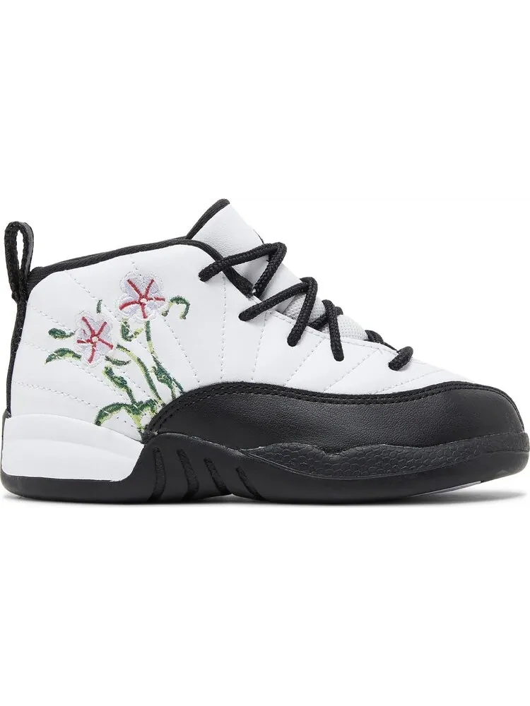 Кроссовки Air Jordan 12 Retro TD Floral — изображение 1 из 8, белый