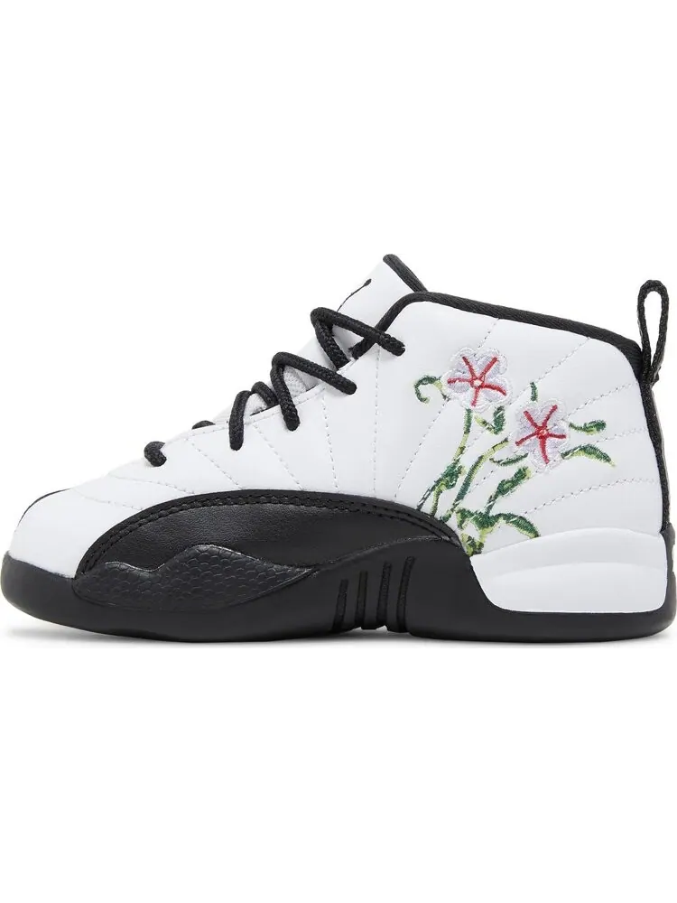 Кроссовки Air Jordan 12 Retro TD Floral — изображение 3 из 8, белый