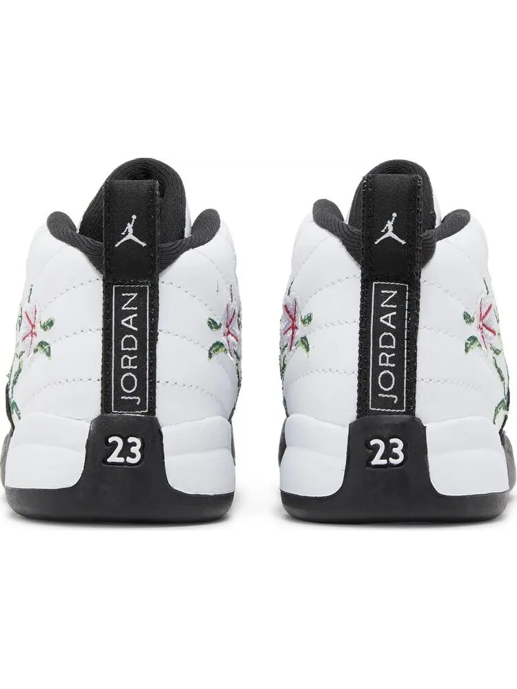 Кроссовки Air Jordan 12 Retro TD Floral — изображение 6 из 8, белый