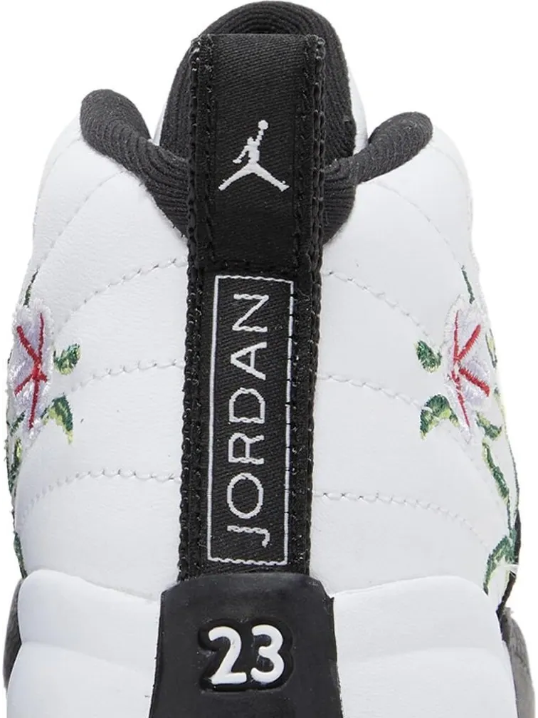 Кроссовки Air Jordan 12 Retro TD Floral — изображение 7 из 8, белый