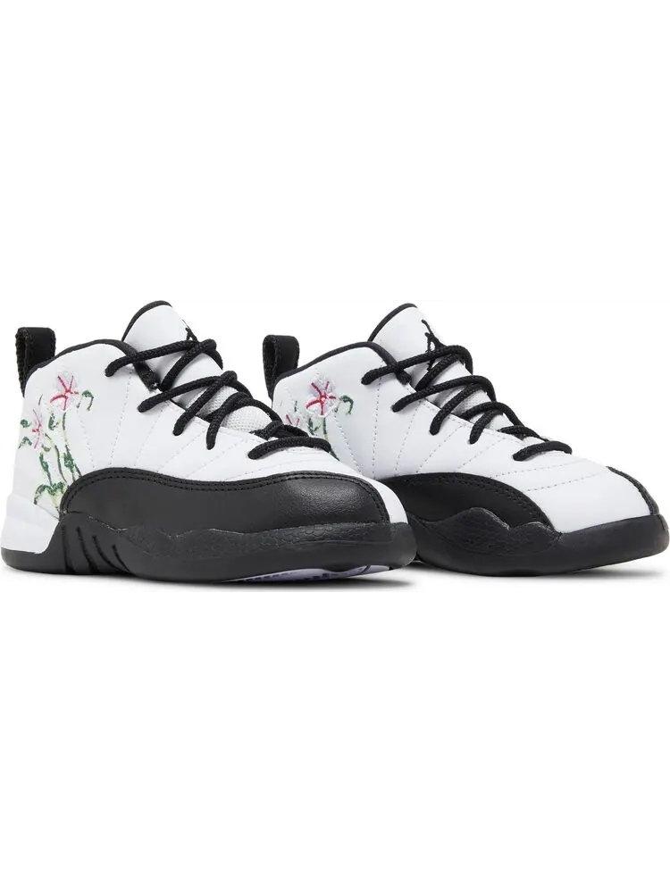 Кроссовки Air Jordan 12 Retro TD Floral — изображение 8 из 8, белый