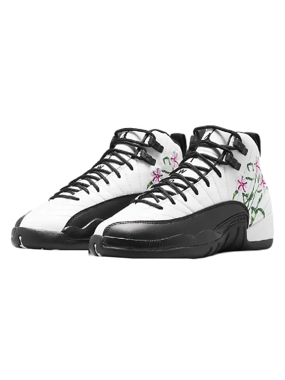 Кроссовки Nike Air Jordan 12 Retro — изображение 2 из 9, белый/черный