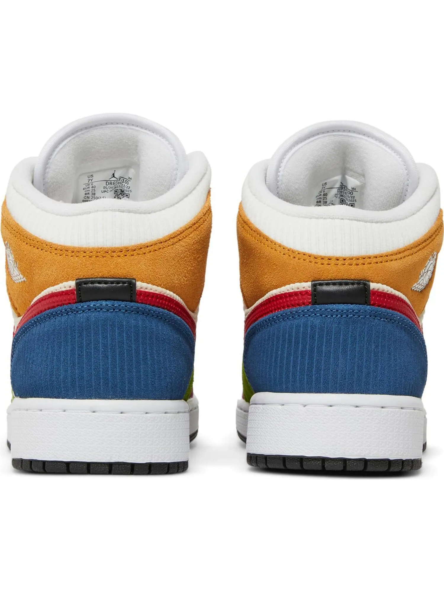 Кроссовки Nike Air Jordan 1 Mid SE GS — изображение 4 из 6, мульти