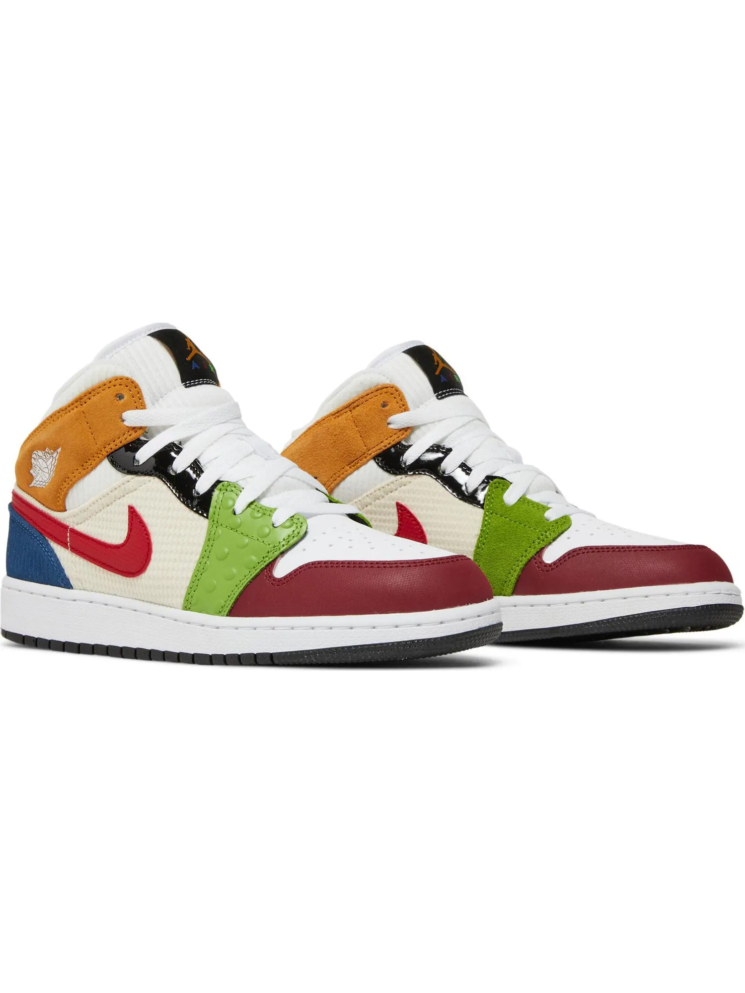 Кроссовки Nike Air Jordan 1 Mid SE GS — изображение 5 из 6, мульти
