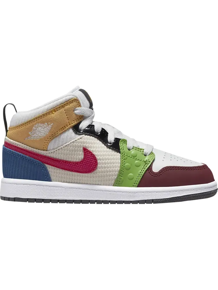 Кроссовки Air Jordan 1 Mid SE PS Messy Room — изображение 1 из 1, мульти