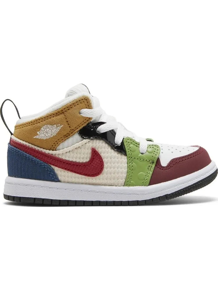Кроссовки Air Jordan 1 Mid SE TD Messy Room — изображение 1 из 8, мульти
