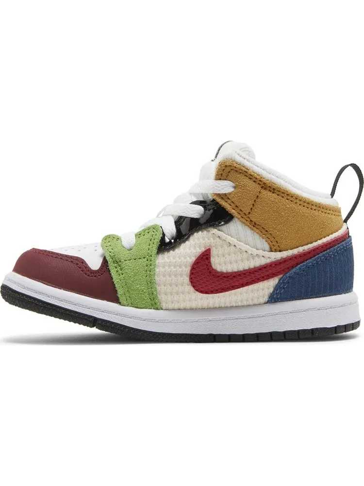 Кроссовки Air Jordan 1 Mid SE TD Messy Room — изображение 3 из 8, мульти