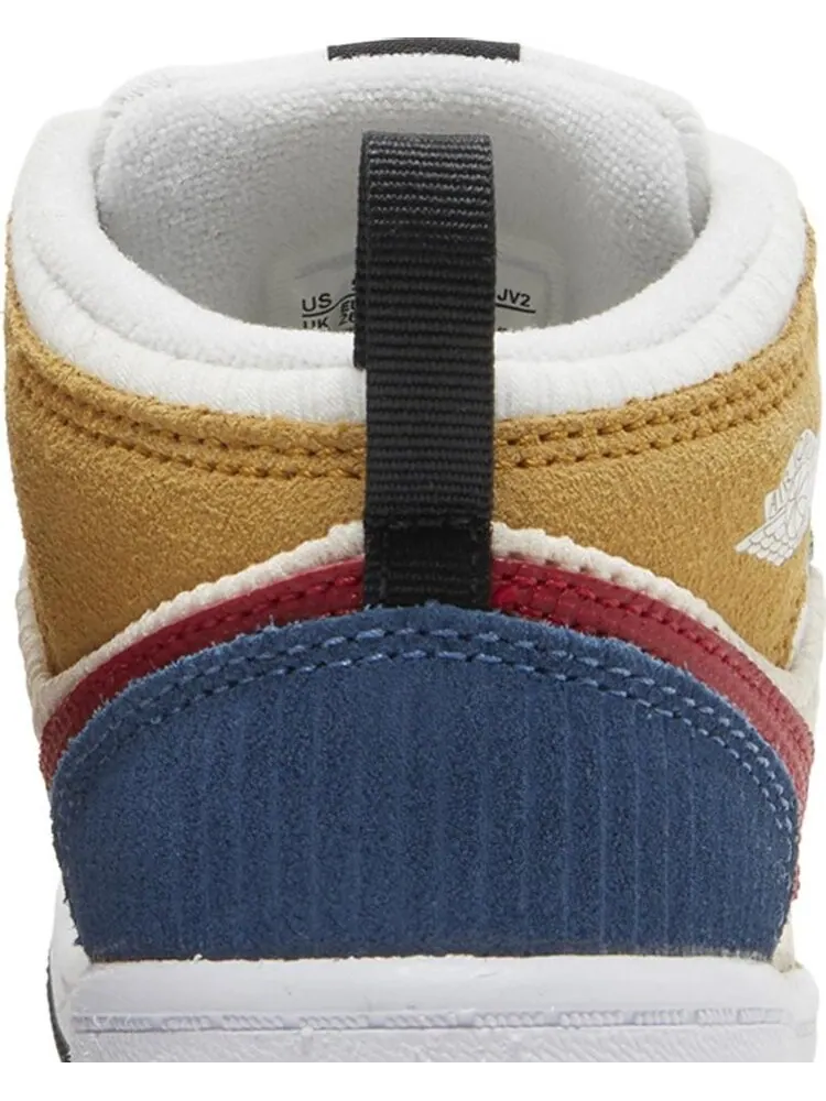Кроссовки Air Jordan 1 Mid SE TD Messy Room — изображение 7 из 8, мульти