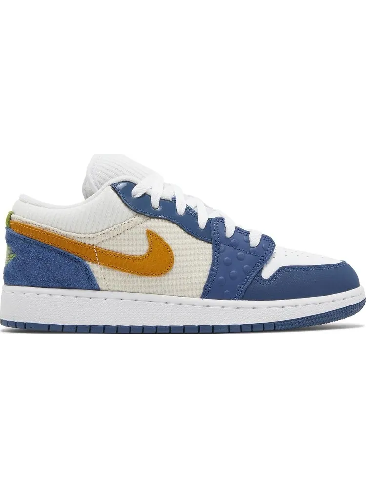 Кроссовки Air Jordan 1 Low SE GS Messy Room — изображение 1 из 8, синий