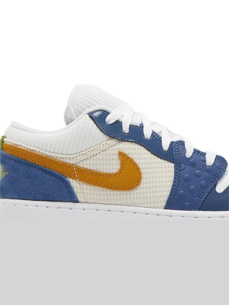 Кроссовки Air Jordan 1 Low SE GS Messy Room — изображение 2 из 8, синий