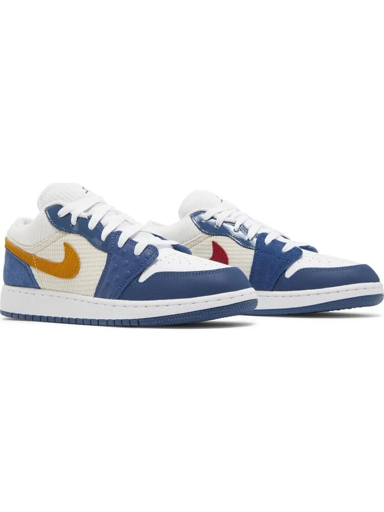 Кроссовки Air Jordan 1 Low SE GS Messy Room — изображение 8 из 8, синий