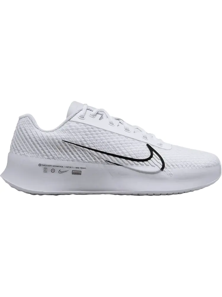 Кроссовки Nike Wmns NikeCourt Air Zoom Vapor 11 'White Black' — изображение 1 из 1, белый