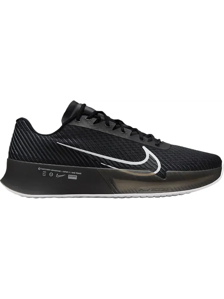 Кроссовки NikeCourt Air Zoom Vapor 11 HC 'Black White' — изображение 1 из 1, черный