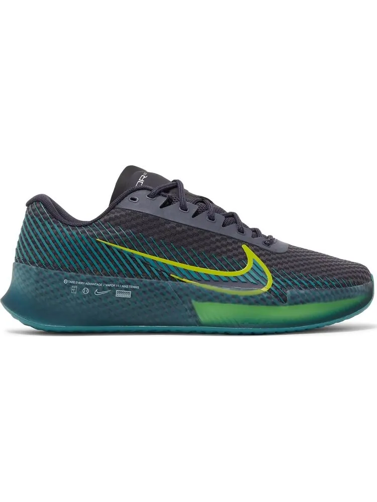 Кроссовки NikeCourt Air Zoom Vapor 11 HC 'Gridiron Mineral Teal' — изображение 1 из 4, черный