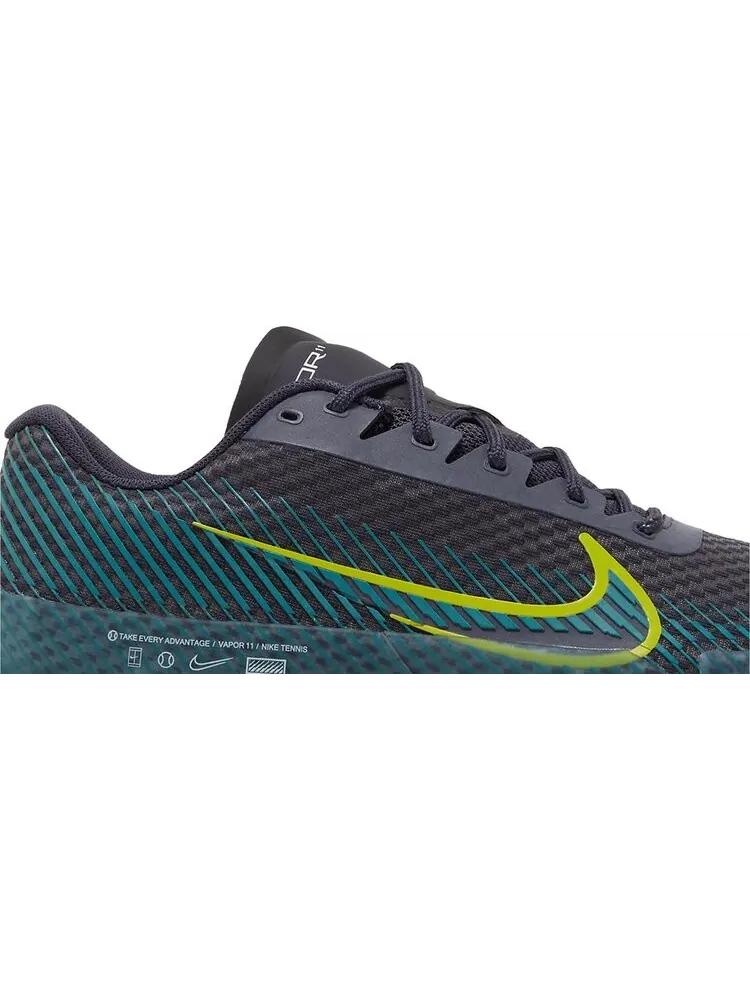 Кроссовки NikeCourt Air Zoom Vapor 11 HC 'Gridiron Mineral Teal' — изображение 2 из 4, черный