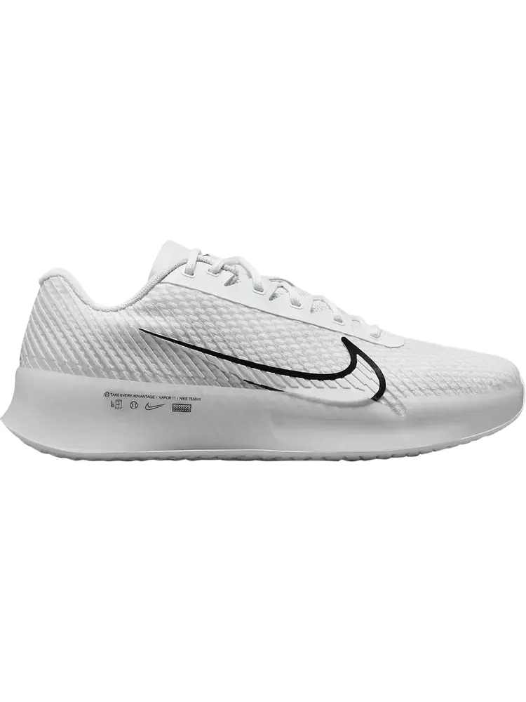 Кроссовки Nike NikeCourt Air Zoom Vapor 11 HC 'White Black' — изображение 1 из 1, белый