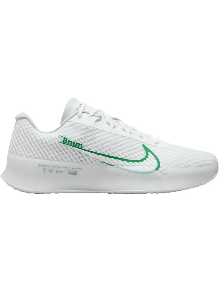 Кроссовки NikeCourt Air Zoom Vapor 11 HC 'White Kelly Green' — изображение 1 из 1, белый