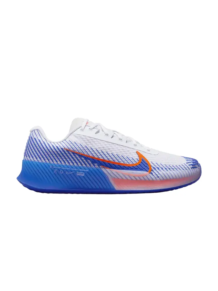 Кроссовки NikeCourt Air Zoom Vapor 11 HC 'White Hyper Crimson Royal' — изображение 1 из 1, белый