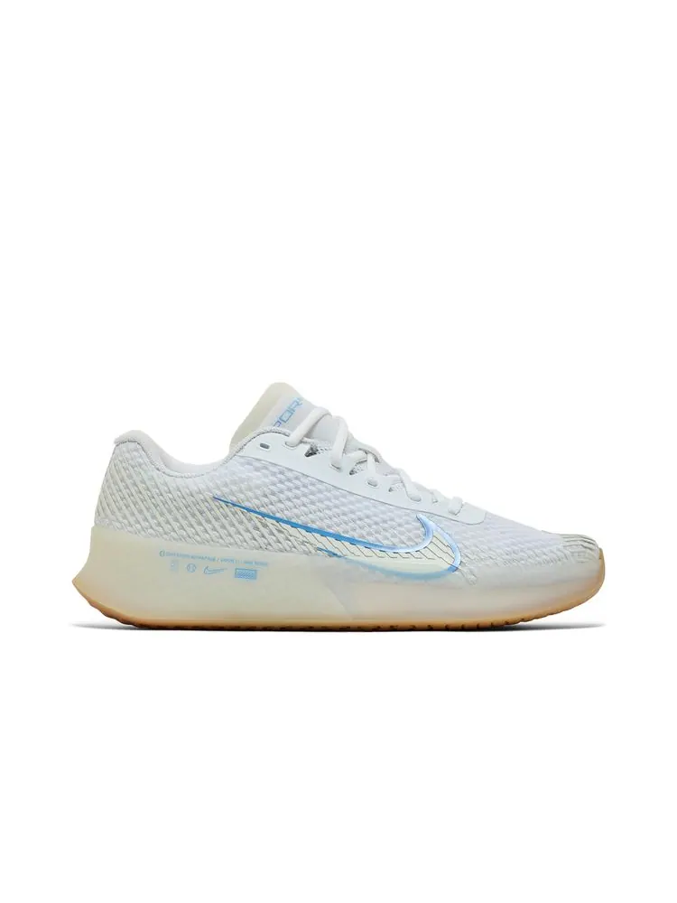Кроссовки NikeCourt Air Zoom Vapor 11 HC 'White Light Blue Gum' — изображение 1 из 8, белый светлый синий