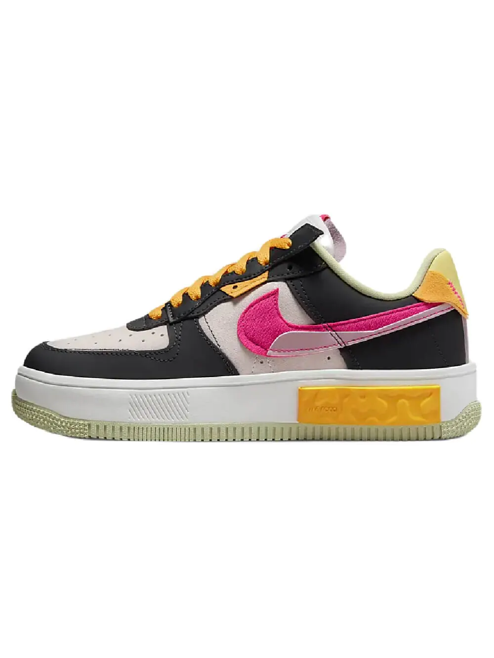 Кроссовки Nike Air Force 1 Fontanka — изображение 1 из 8, черный/белый/желтый