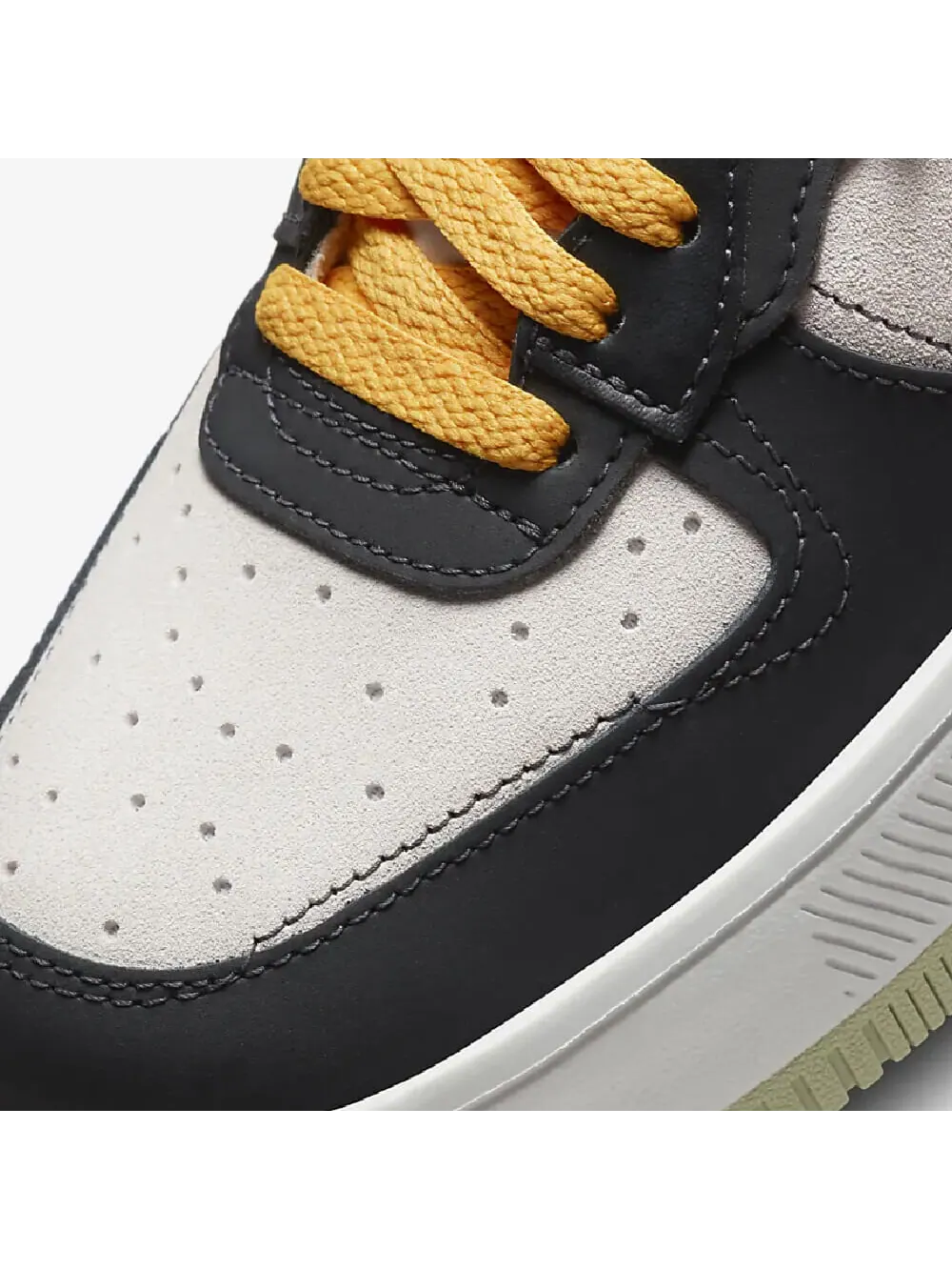 Кроссовки Nike Air Force 1 Fontanka — изображение 7 из 8, черный/белый/желтый