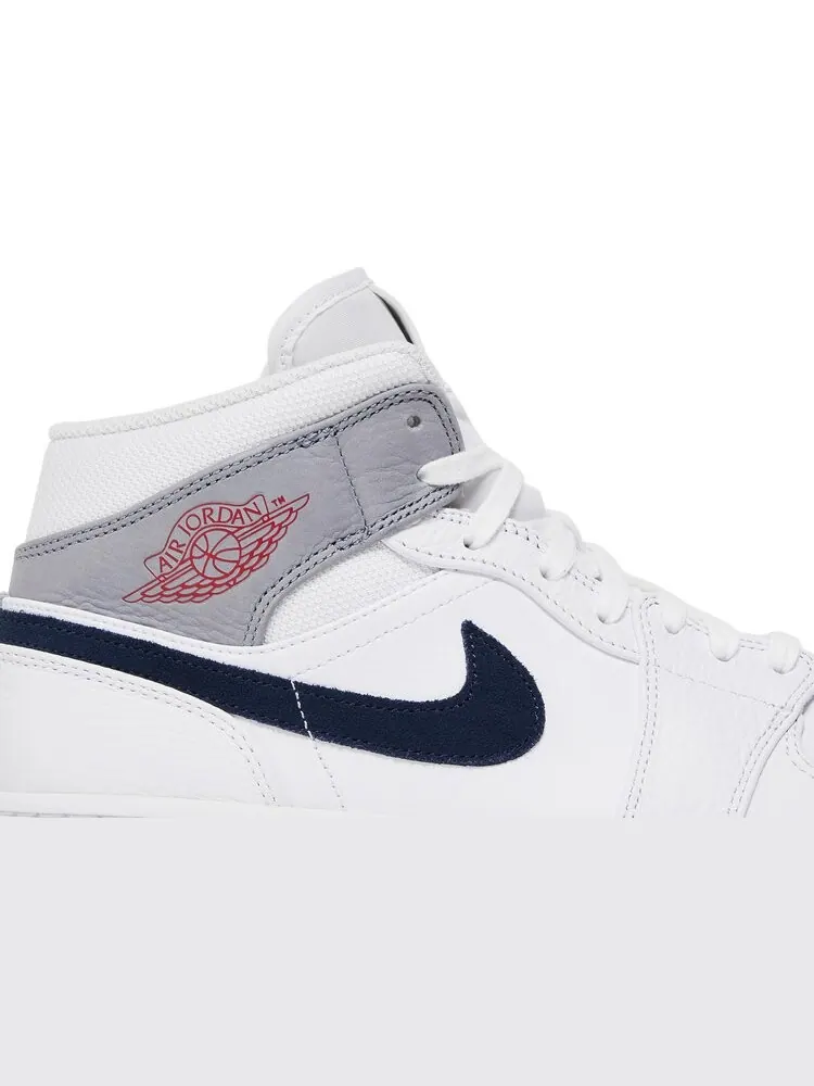 Кроссовки Air Jordan 1 Mid Paris — изображение 2 из 10, белый