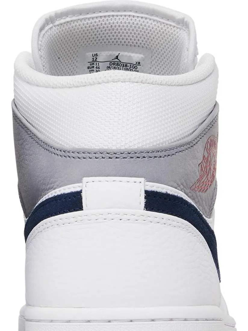 Кроссовки Air Jordan 1 Mid Paris — изображение 7 из 10, белый