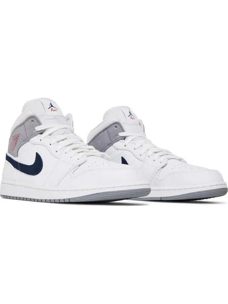 Кроссовки Air Jordan 1 Mid Paris — изображение 8 из 10, белый