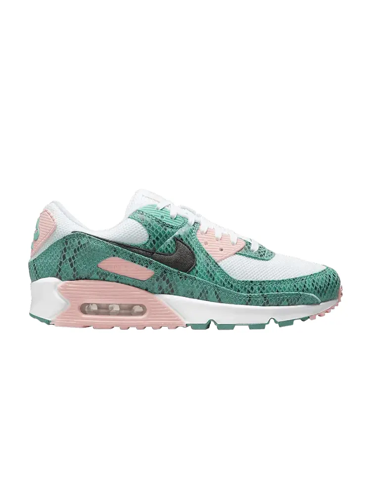 Кроссовки Nike Air Max 90 Washed Teal Snakeskin — изображение 1 из 1, серый