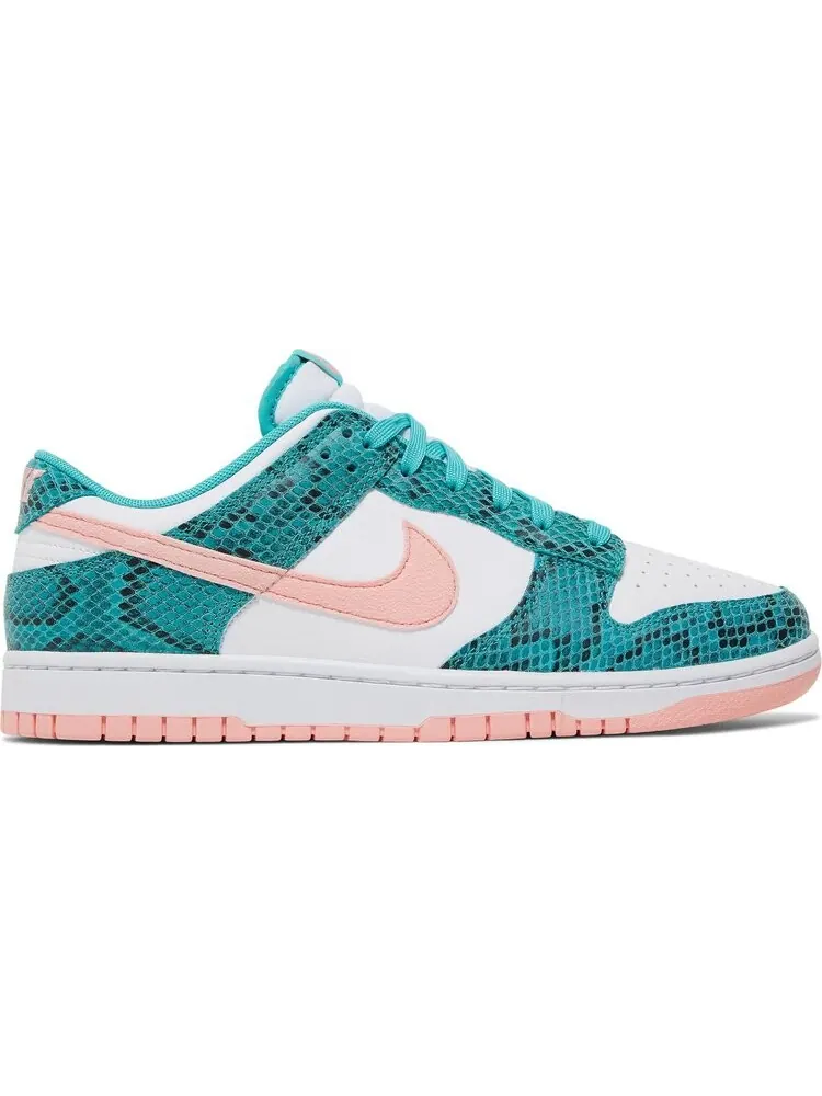 Кроссовки Nike Dunk Low 'Washed Teal Snakeskin' — изображение 1 из 10, бирюзовый