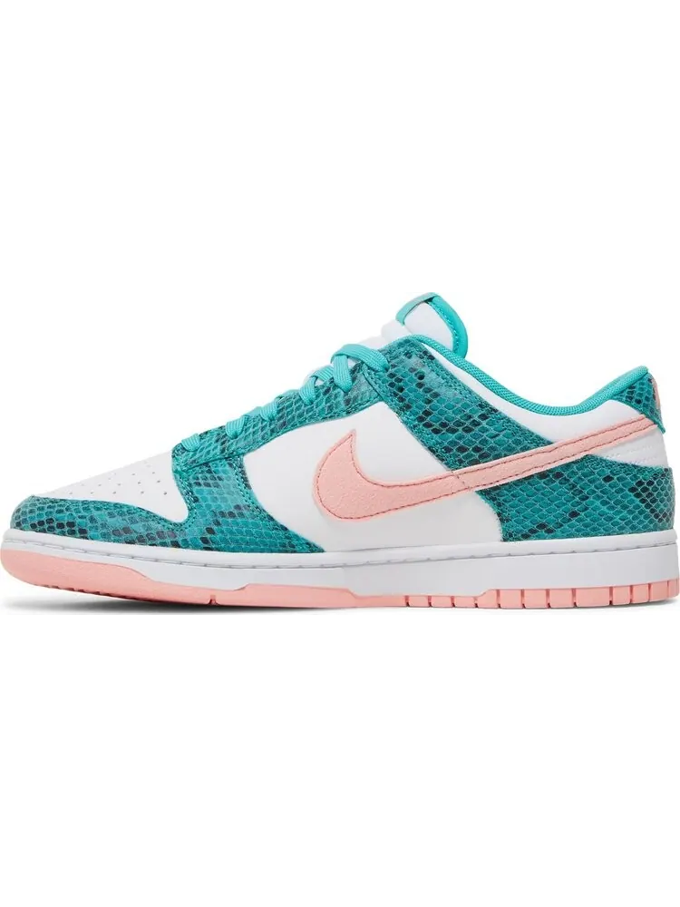 Кроссовки Nike Dunk Low 'Washed Teal Snakeskin' — изображение 3 из 10, бирюзовый