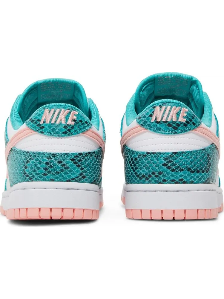Кроссовки Nike Dunk Low 'Washed Teal Snakeskin' — изображение 6 из 10, бирюзовый