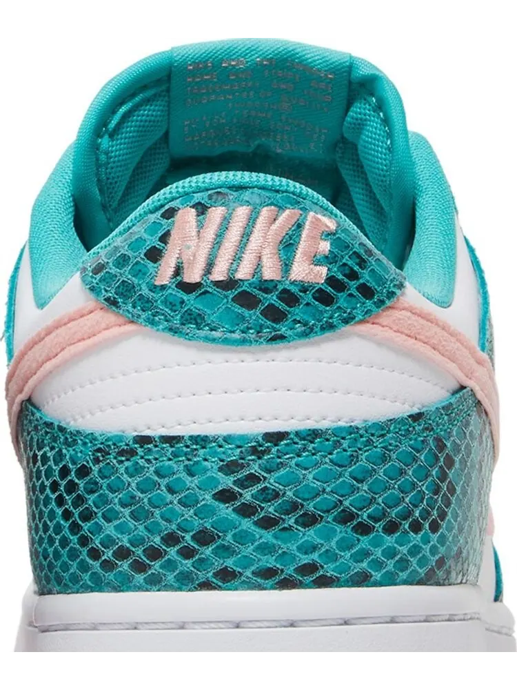Кроссовки Nike Dunk Low 'Washed Teal Snakeskin' — изображение 7 из 10, бирюзовый