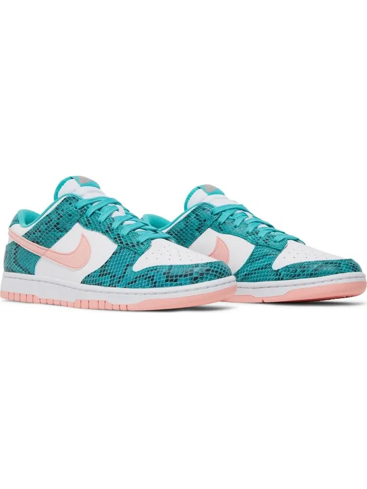 Кроссовки Nike Dunk Low 'Washed Teal Snakeskin' — изображение 8 из 10, бирюзовый