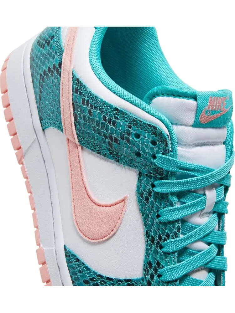 Кроссовки Nike Dunk Low 'Washed Teal Snakeskin' — изображение 9 из 10, бирюзовый
