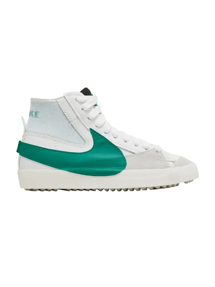 Кроссовки Nike Blazer Mid '77 Jumbo 'Summit White Malachite' — изображение 1 из 9, белый/синий