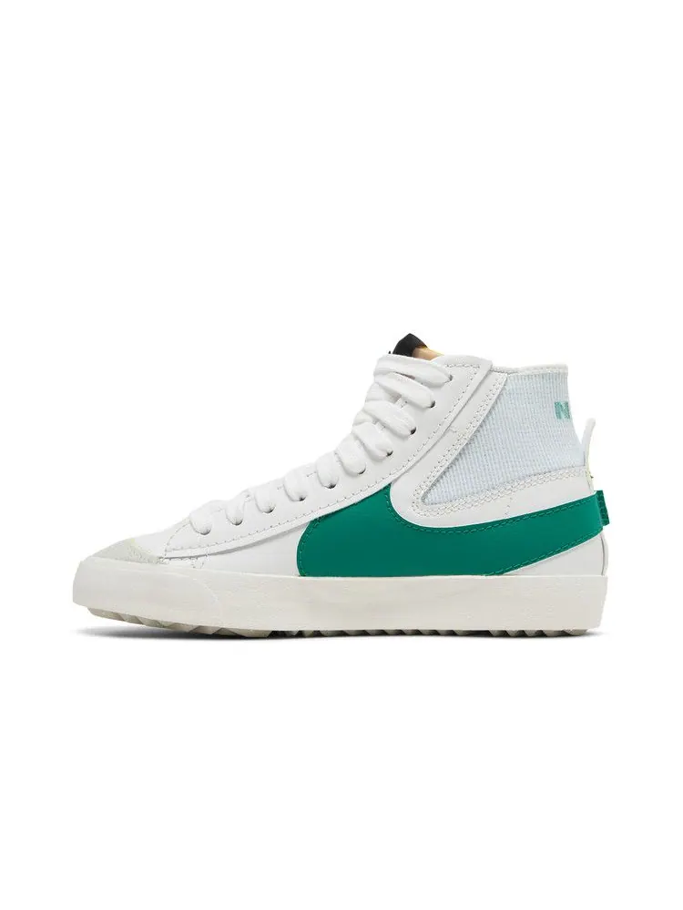 Кроссовки Nike Blazer Mid '77 Jumbo 'Summit White Malachite' — изображение 4 из 9, белый/синий
