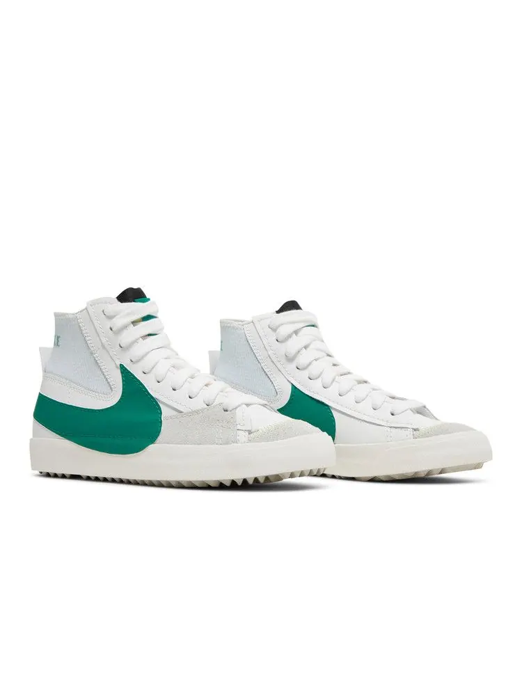 Кроссовки Nike Blazer Mid '77 Jumbo 'Summit White Malachite' — изображение 9 из 9, белый/синий