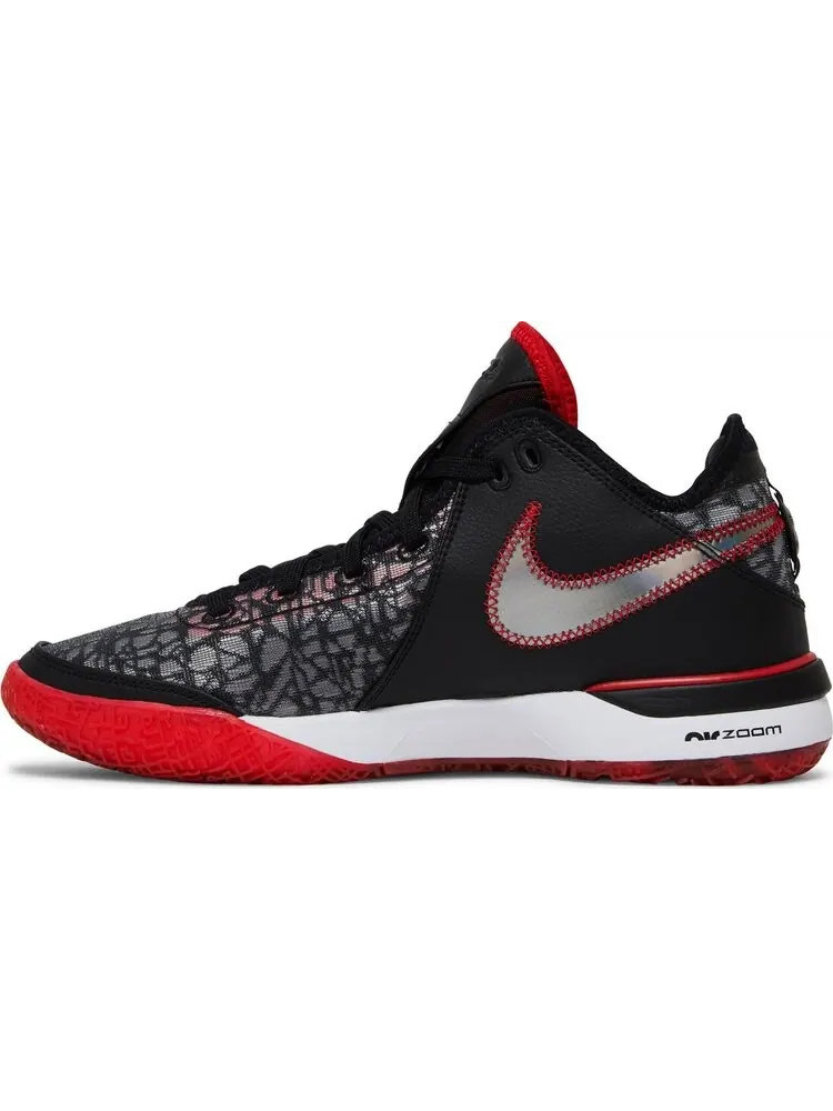Кроссовки FaZe Clan x Zoom LeBron NXXT Gen 'Bred' — изображение 3 из 4, черный