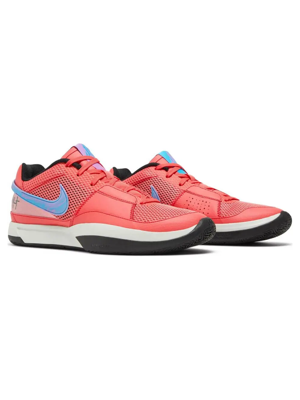 Кроссовки Nike Ja 1 Fuel — изображение 3 из 8, розовый/голубой/белый