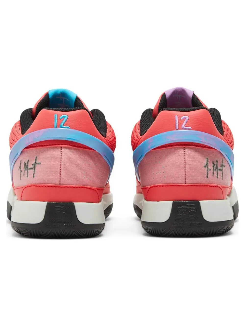Кроссовки Nike Ja 1 Fuel — изображение 4 из 8, розовый/голубой/белый