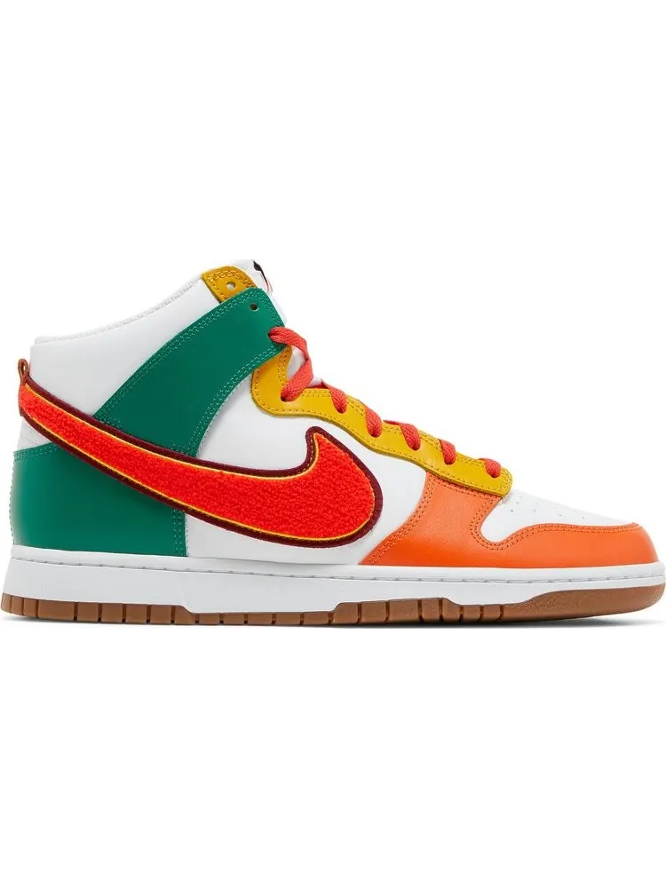 Кроссовки Nike Dunk High 'Chenille Swoosh' — изображение 1 из 8, красный