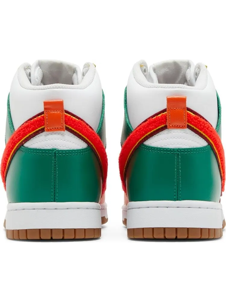 Кроссовки Nike Dunk High 'Chenille Swoosh' — изображение 6 из 8, красный