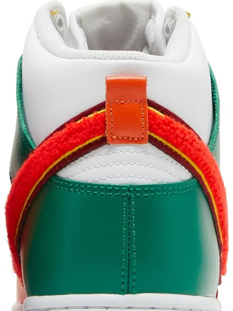 Кроссовки Nike Dunk High 'Chenille Swoosh' — изображение 7 из 8, красный