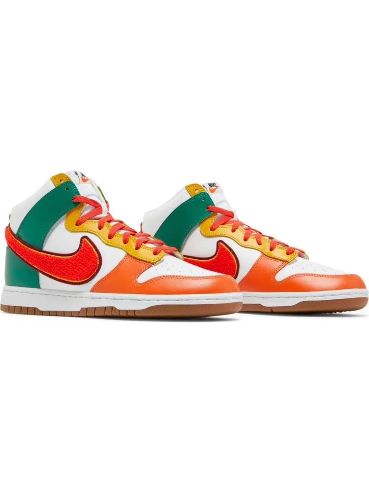 Кроссовки Nike Dunk High 'Chenille Swoosh' — изображение 8 из 8, красный