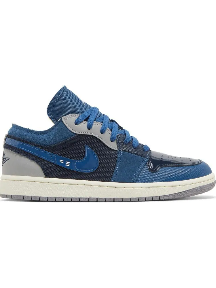Кроссовки Air Jordan 1 Low SE Craft Inside Out - Obsidian — изображение 1 из 8, синий