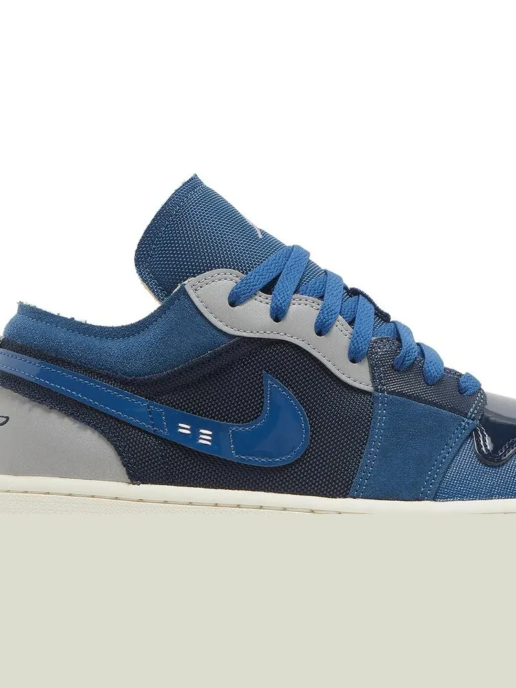 Кроссовки Air Jordan 1 Low SE Craft Inside Out - Obsidian — изображение 2 из 8, синий