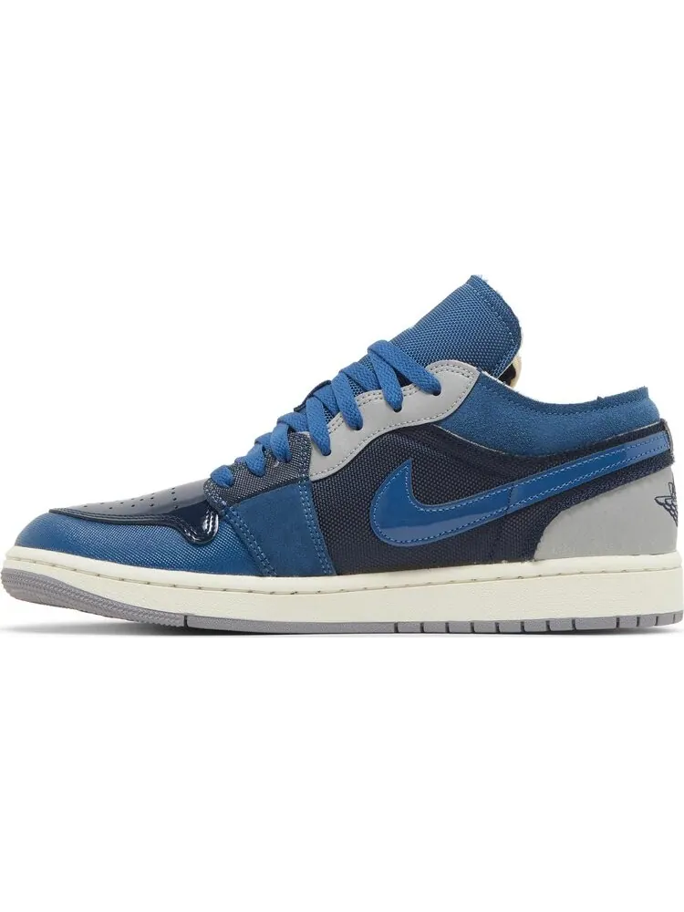 Кроссовки Air Jordan 1 Low SE Craft Inside Out - Obsidian — изображение 3 из 8, синий